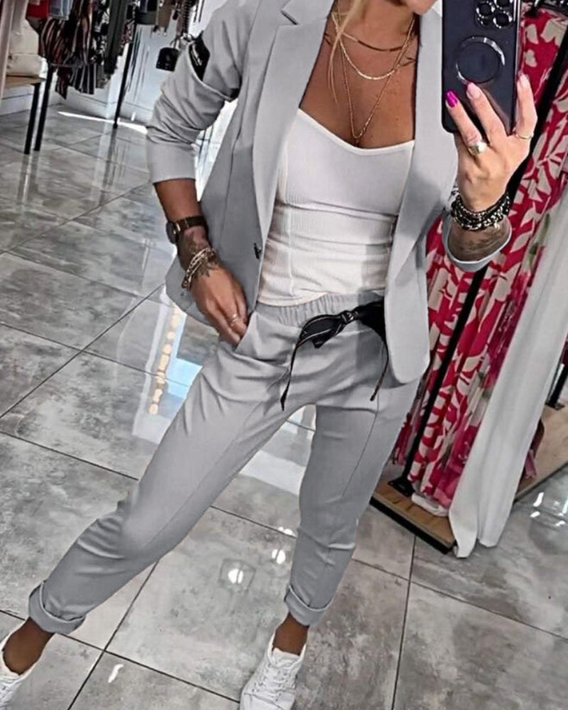 Bethany™| TOP, JACKET, AND PANTS SET