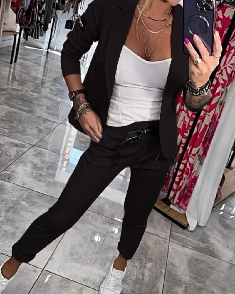 Bethany™| TOP, JACKET, AND PANTS SET