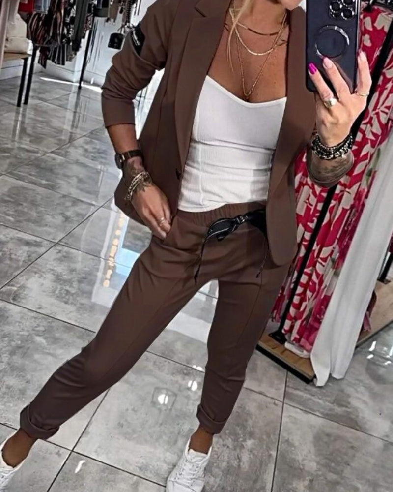 Bethany™| TOP, JACKET, AND PANTS SET