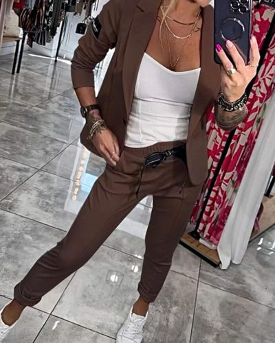 Bethany™| TOP, JACKET, AND PANTS SET