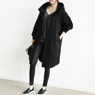 Elena™| Hooded Trench Coat
