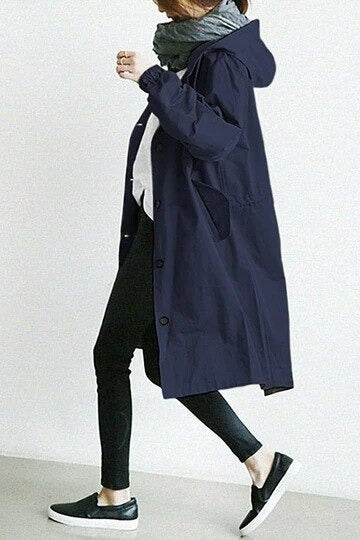 Elena™| Hooded Trench Coat