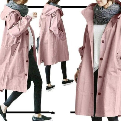 Elena™| Hooded Trench Coat